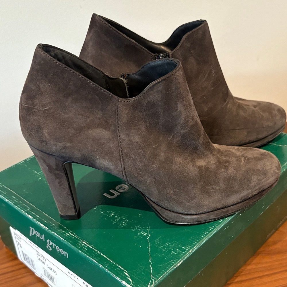 Paul Green Brown“The Day Maker” Booties
